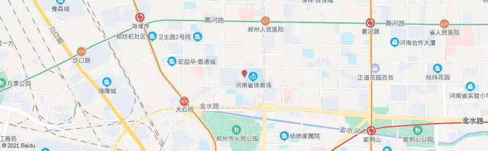 郑州体育场西门_公交站地图_郑州公交_妙搜公交查询2025