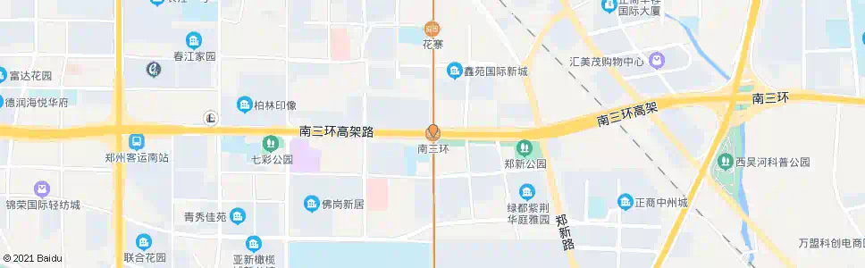 郑州大学路南三环_公交站地图_郑州公交_妙搜公交查询2025