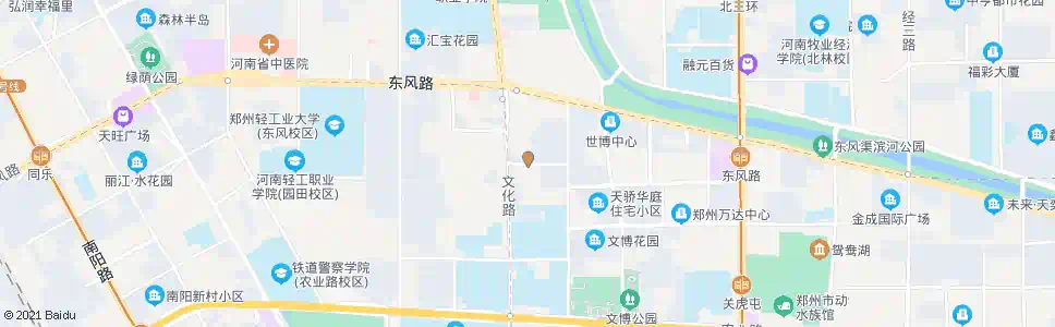 郑州白庙路文化路_公交站地图_郑州公交_妙搜公交查询2025