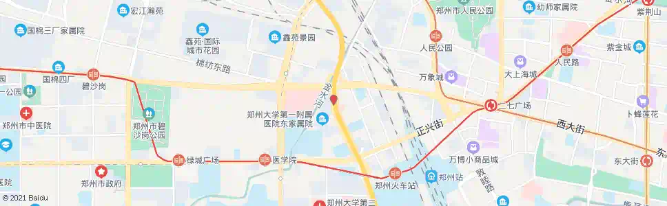 郑州京广路建设路站_公交站地图_郑州公交_妙搜公交查询2025