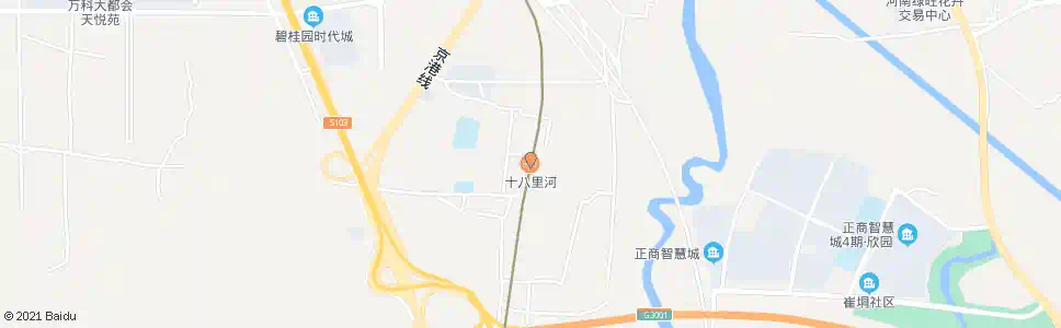 郑州十八里河_公交站地图_郑州公交_妙搜公交查询2025