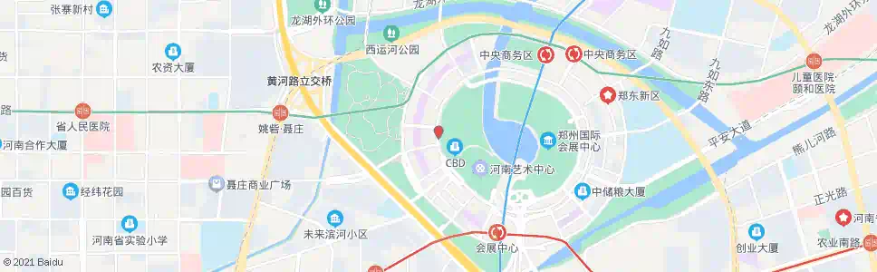 郑州商务内环路商务西二街站_公交站地图_郑州公交_妙搜公交查询2025