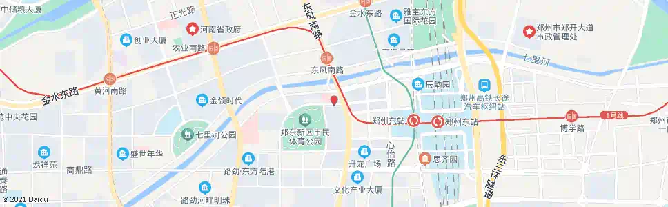 郑州创业路东风南路_公交站地图_郑州公交_妙搜公交查询2025