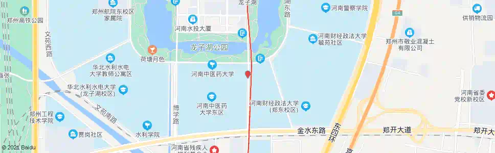 郑州明理路龙子湖南路_公交站地图_郑州公交_妙搜公交查询2025