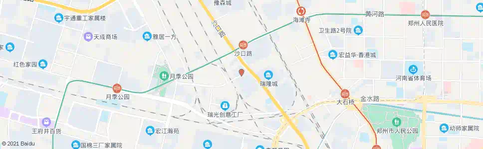 郑州二环支路沙口路_公交站地图_郑州公交_妙搜公交查询2025