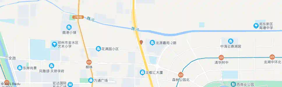 郑州中州大道黑庄站_公交站地图_郑州公交_妙搜公交查询2025