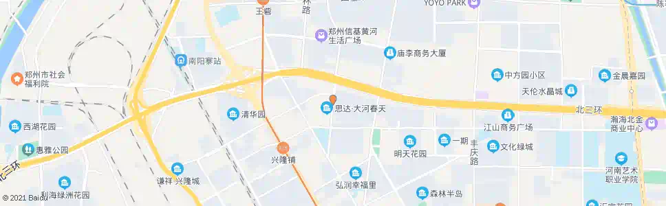郑州丰华路北三环_公交站地图_郑州公交_妙搜公交查询2025