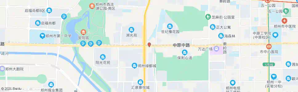 郑州中原路西三环站(市财经学校)_公交站地图_郑州公交_妙搜公交查询2025