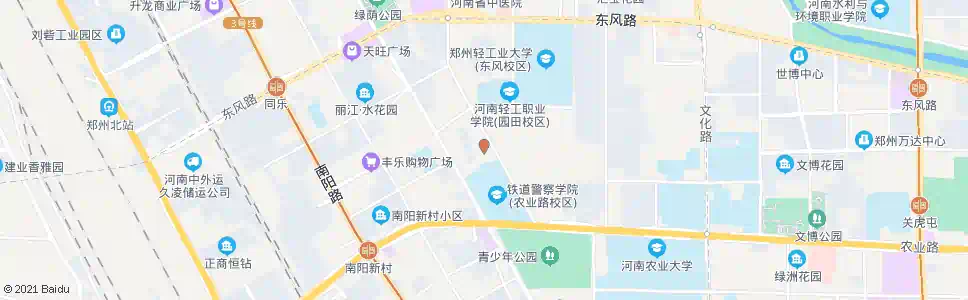 郑州省民政学校站_公交站地图_郑州公交_妙搜公交查询2025