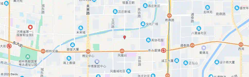 郑州凤鸣路凤台路站_公交站地图_郑州公交_妙搜公交查询2025
