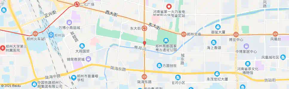 郑州紫荆山路城南路站_公交站地图_郑州公交_妙搜公交查询2025