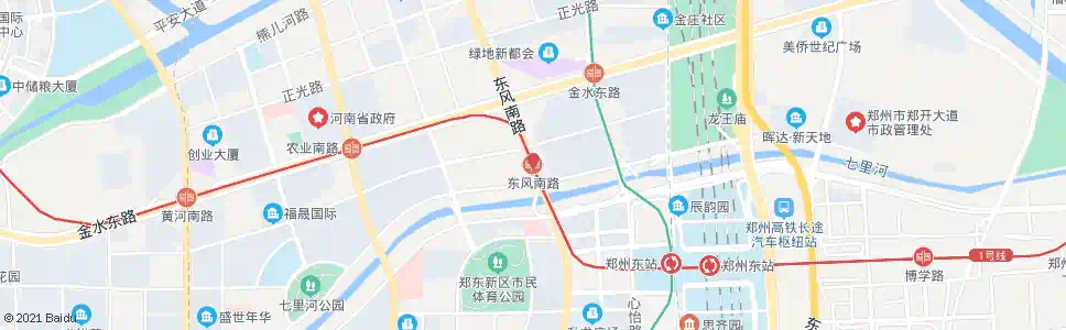 郑州东风南路站_公交站地图_郑州公交_妙搜公交查询2025