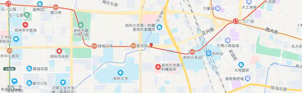 郑州中原路大学路_公交站地图_郑州公交_妙搜公交查询2025