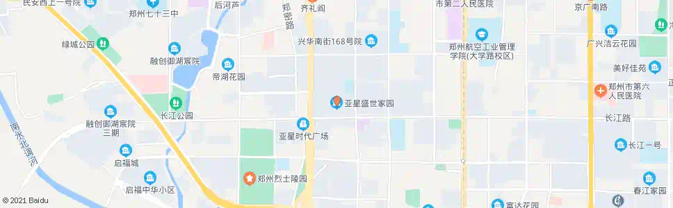 郑州亚星盛世家园_公交站地图_郑州公交_妙搜公交查询2025
