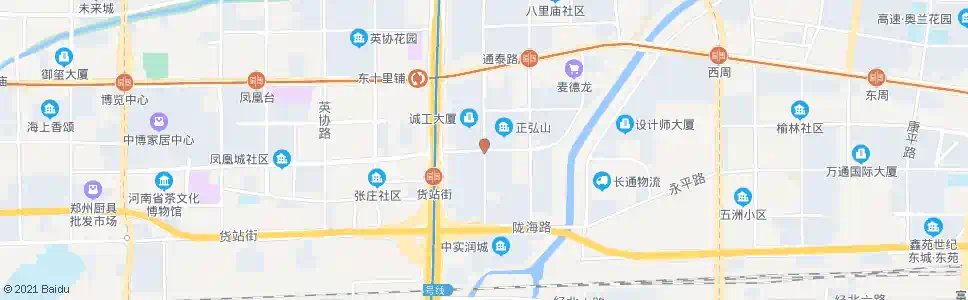 郑州白庄街十里铺街_公交站地图_郑州公交_妙搜公交查询2025