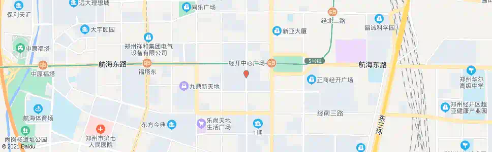 郑州航海路经开第十七大街_公交站地图_郑州公交_妙搜公交查询2025