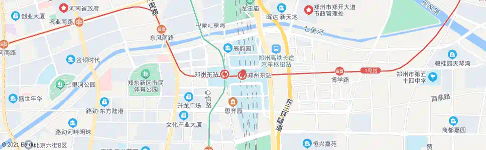 郑州二所_公交站地图_郑州公交_妙搜公交查询2025
