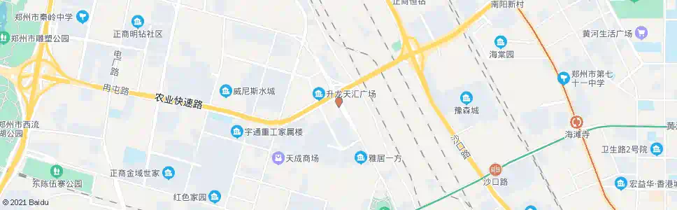 郑州嵩山北路农业路_公交站地图_郑州公交_妙搜公交查询2025
