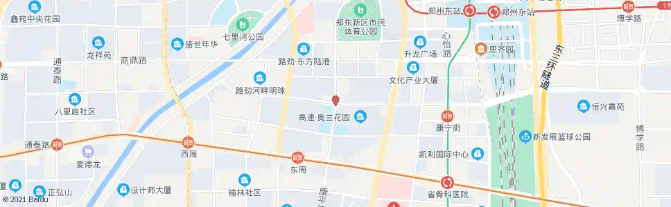 郑州康平路康宁街_公交站地图_郑州公交_妙搜公交查询2025