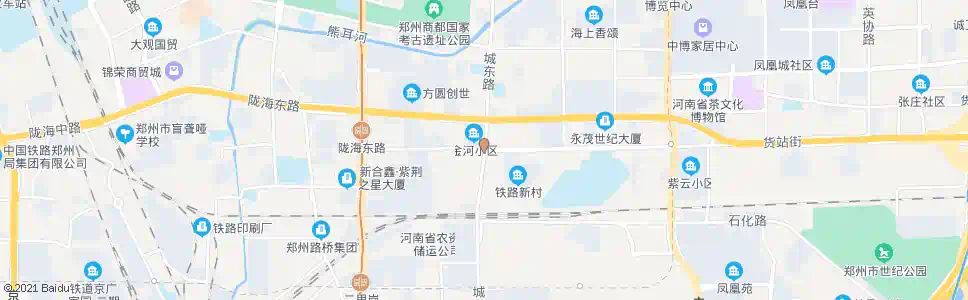 郑州货站街城东路_公交站地图_郑州公交_妙搜公交查询2025