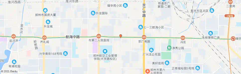 郑州航海路老代庄_公交站地图_郑州公交_妙搜公交查询2025