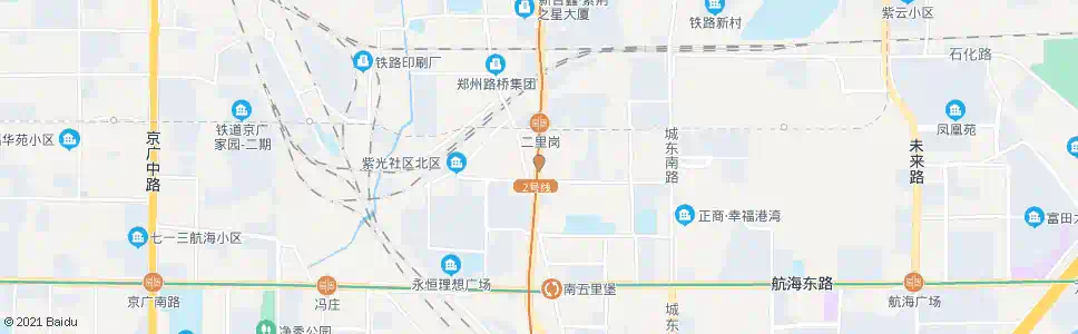 郑州紫荆山路金城街_公交站地图_郑州公交_妙搜公交查询2025