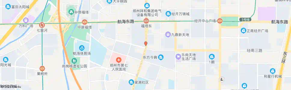 郑州经开第三大街经南三路站_公交站地图_郑州公交_妙搜公交查询2025
