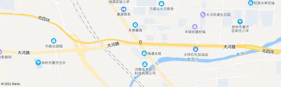 郑州大河路江山路_公交站地图_郑州公交_妙搜公交查询2025