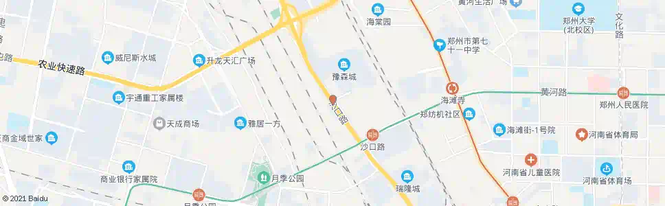 郑州郑州市军供站_公交站地图_郑州公交_妙搜公交查询2025