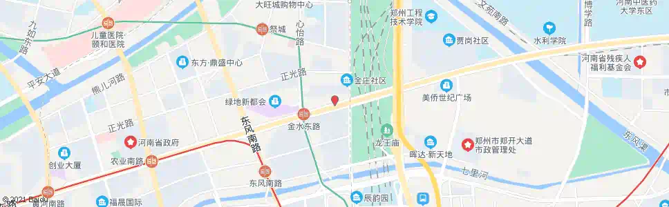 郑州金水东路G辅道_公交站地图_郑州公交_妙搜公交查询2025