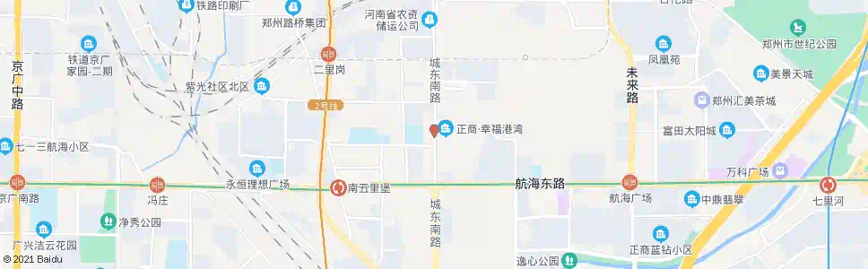 郑州城东路弓庄站_公交站地图_郑州公交_妙搜公交查询2025