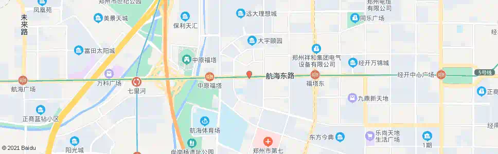郑州商英街航海路站_公交站地图_郑州公交_妙搜公交查询2025