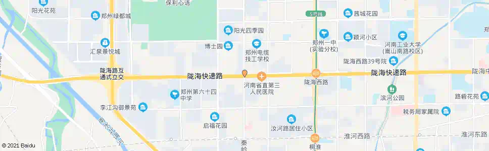 郑州秦岭路陇海路站_公交站地图_郑州公交_妙搜公交查询2025
