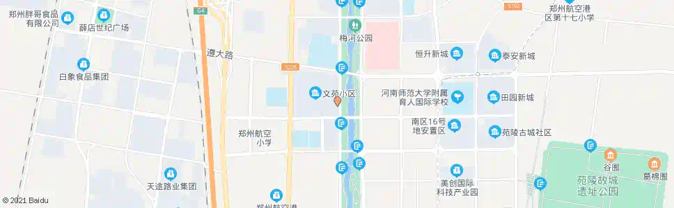 郑州新港八路梅河西路_公交站地图_郑州公交_妙搜公交查询2025