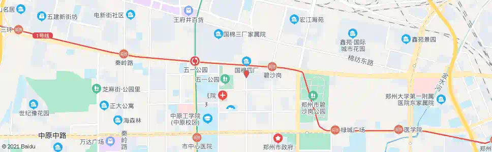 郑州友爱路工人路_公交站地图_郑州公交_妙搜公交查询2025