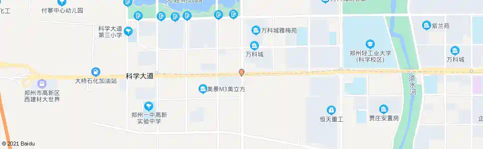 郑州科学大道白松路_公交站地图_郑州公交_妙搜公交查询2025