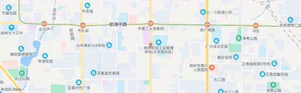 郑州郑州航空工业管理学院_公交站地图_郑州公交_妙搜公交查询2025