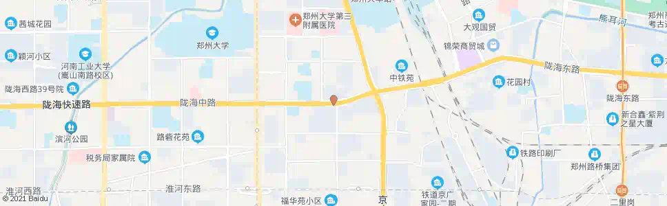 郑州陇海路庆丰街_公交站地图_郑州公交_妙搜公交查询2025