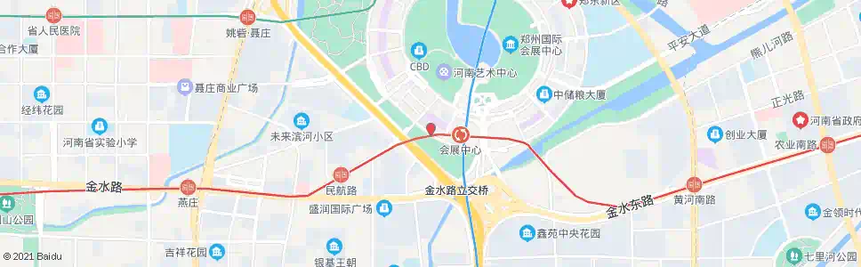 郑州商务外环路西八街_公交站地图_郑州公交_妙搜公交查询2025
