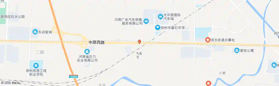 郑州中原西路庙王_公交站地图_郑州公交_妙搜公交查询2025