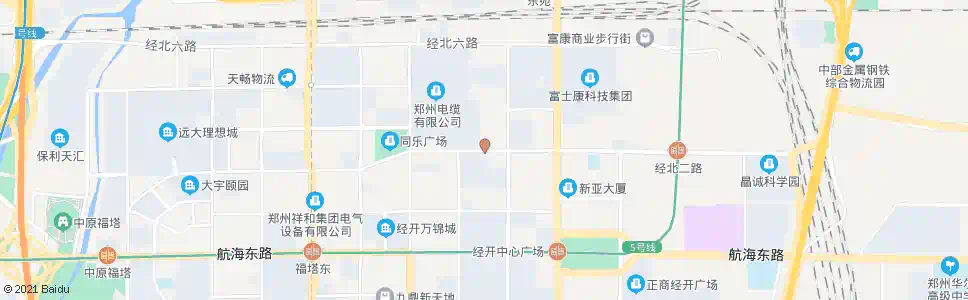 郑州经北二路经开第七大街_公交站地图_郑州公交_妙搜公交查询2025