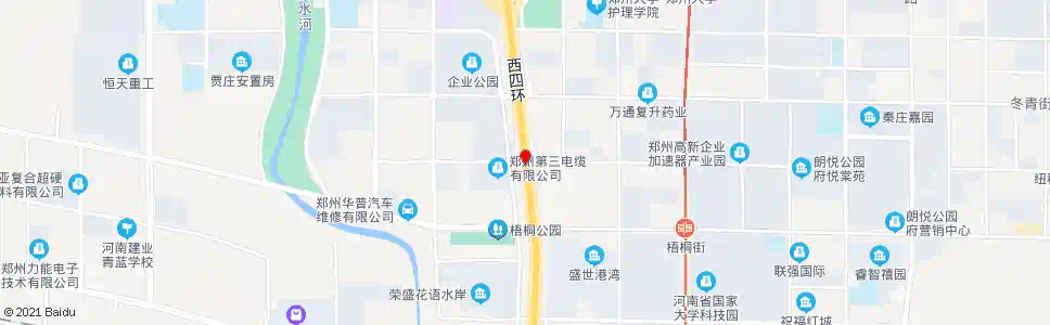 郑州西四环合欢街_公交站地图_郑州公交_妙搜公交查询2025