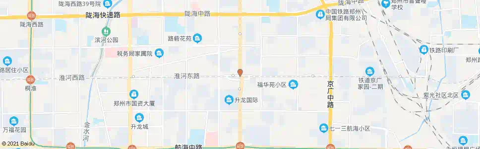 郑州大学路淮河路站_公交站地图_郑州公交_妙搜公交查询2025