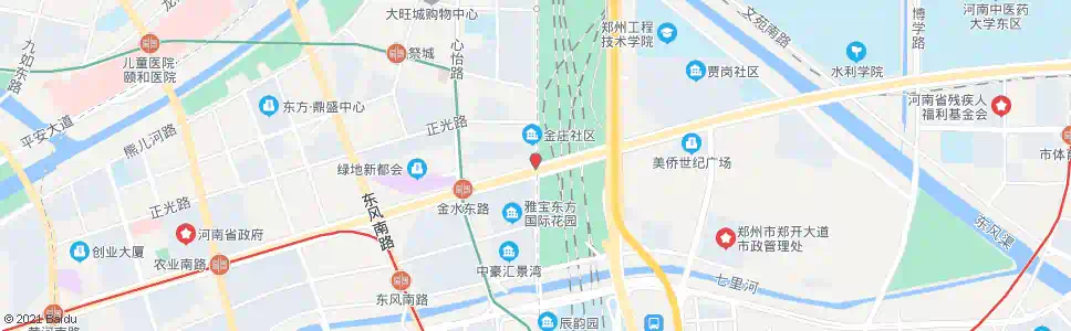 郑州金水东路中兴路站_公交站地图_郑州公交_妙搜公交查询2025