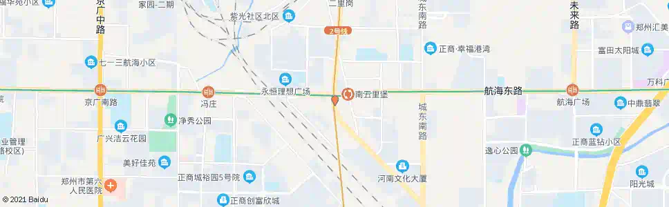郑州紫荆山路航海路站_公交站地图_郑州公交_妙搜公交查询2025