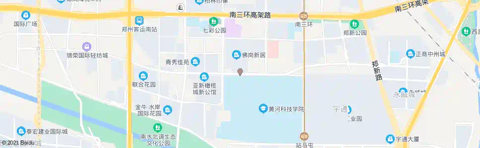 郑州佛岗新居南门_公交站地图_郑州公交_妙搜公交查询2025