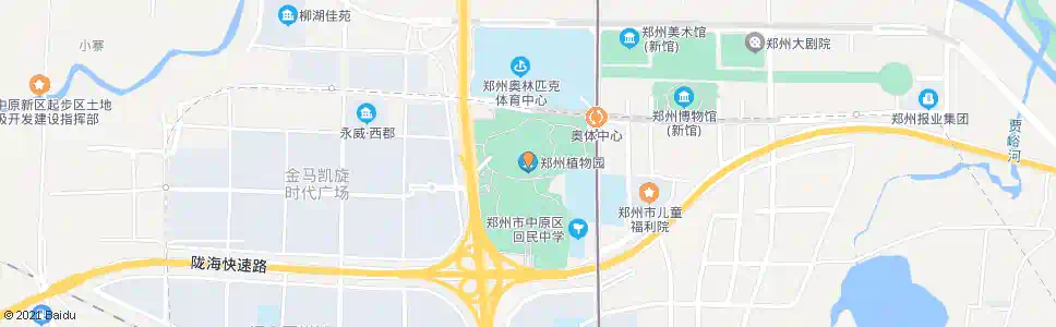 郑州郑州植物园站_公交站地图_郑州公交_妙搜公交查询2025