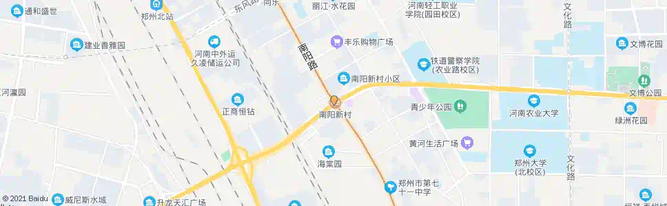 郑州南阳路农业路_公交站地图_郑州公交_妙搜公交查询2025