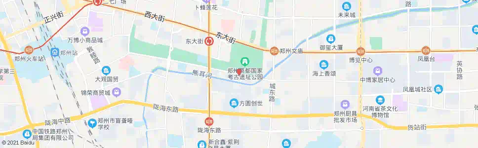 郑州城南路商城遗址_公交站地图_郑州公交_妙搜公交查询2025