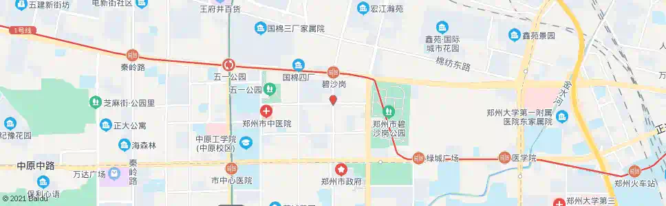 郑州百花路友爱路_公交站地图_郑州公交_妙搜公交查询2025